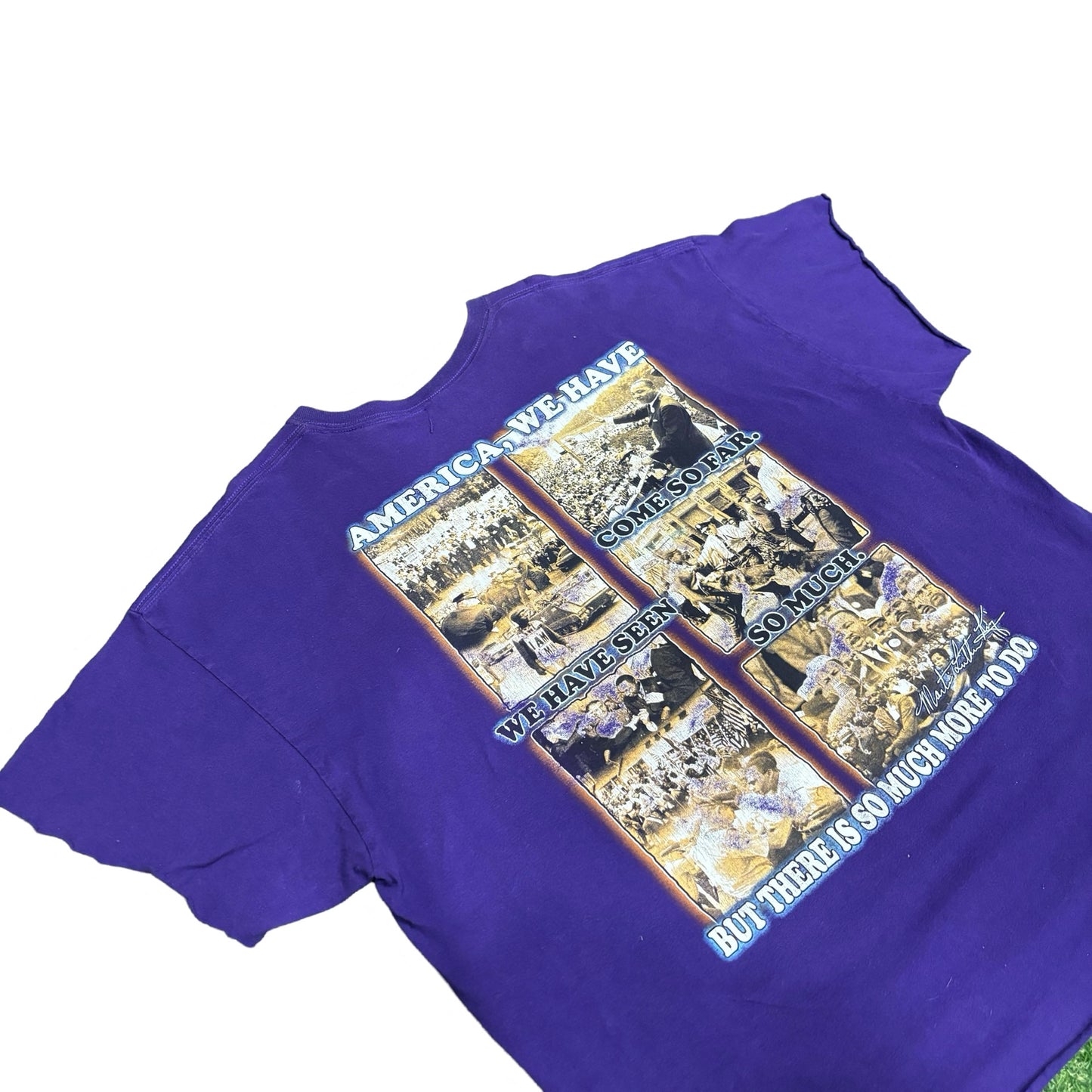 Vintage Purple MLK Struggle for Civil Rights T-shirt