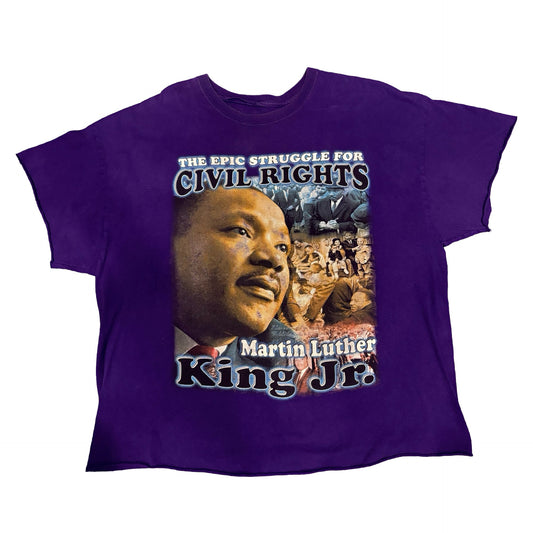 Vintage Purple MLK Struggle for Civil Rights T-shirt