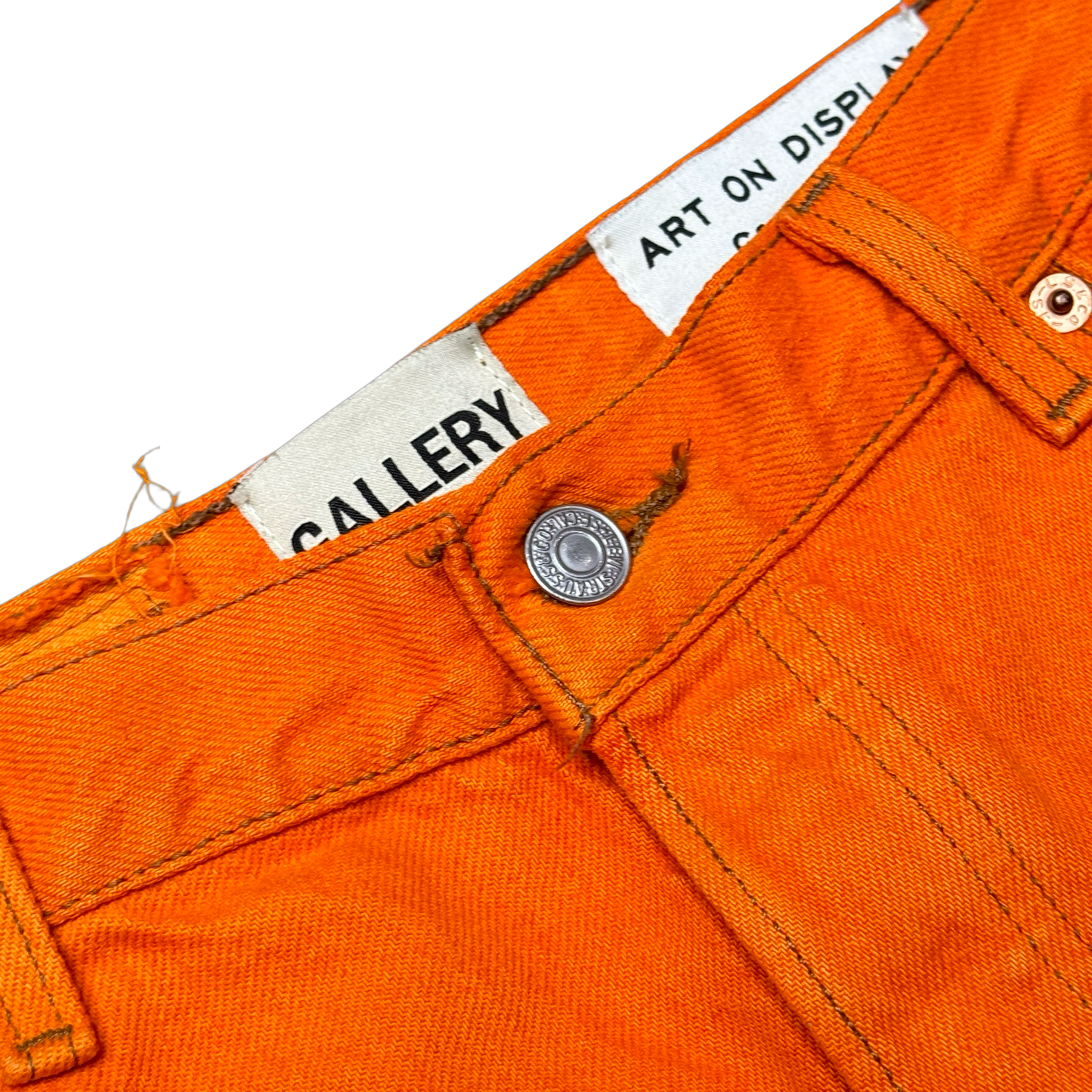 Gallery Dept. Orange Flared Denim