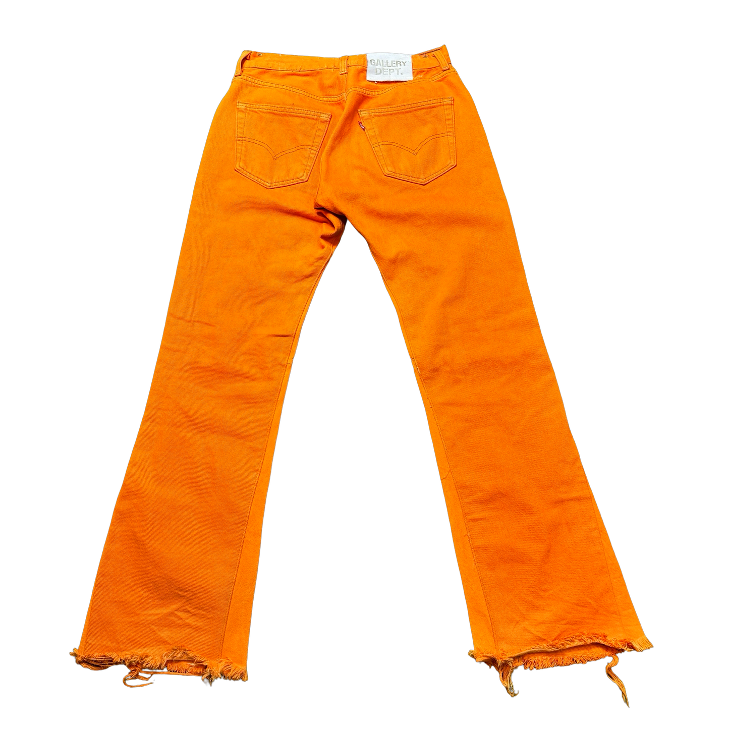 Gallery Dept. Orange Flared Denim